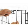 Puppy Playpen - Foldable Metal Exercise Enclosure with Eight 30-Inch Panels - Indoor/Outdoor Fence for Dogs, Cats, or Small Animals by PETMAKER - image 2 of 4