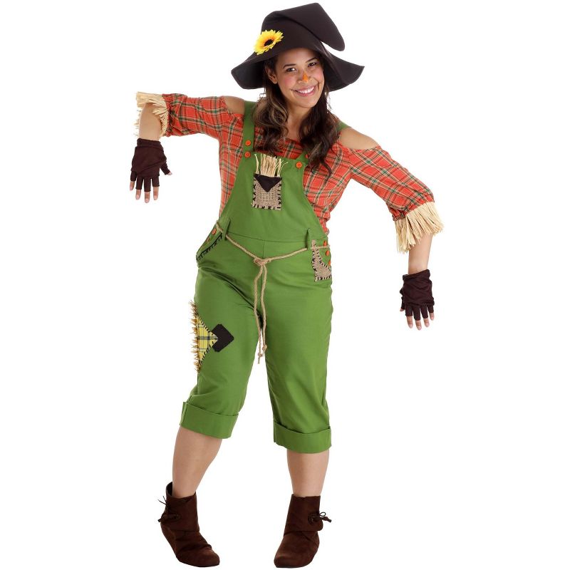 HalloweenCostumes.com Scarecrow Costume for Women, 2 of 5