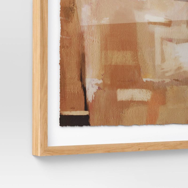 24&#34; x 36&#34; Pieced Abstract Framed Under Plexiglass Wall Poster Print - Threshold&#8482; designed with Studio McGee, 4 of 7