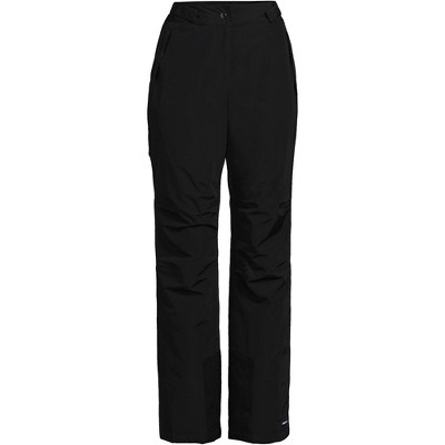 Женские брюки Lands' End Women's Squall Waterproof Insulated Snow Pants - Large - Black — фото 3
