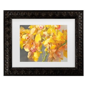 Trademark Fine Art - Danhui Nai Orchid Dreaming Crop Matted Framed Art - 1 of 4