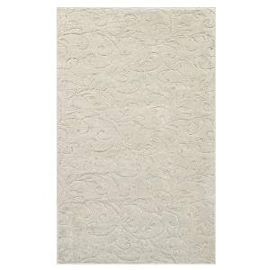 Shag Area Rug Floral Shaggy Rug Soft Thick Solid Carpet Boho Plush Fluffy High-Low Pile Rug - 1 of 4