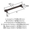 Amerock Faircrest Pull for Cabinets, Drawers, and Furniture - 4 of 4