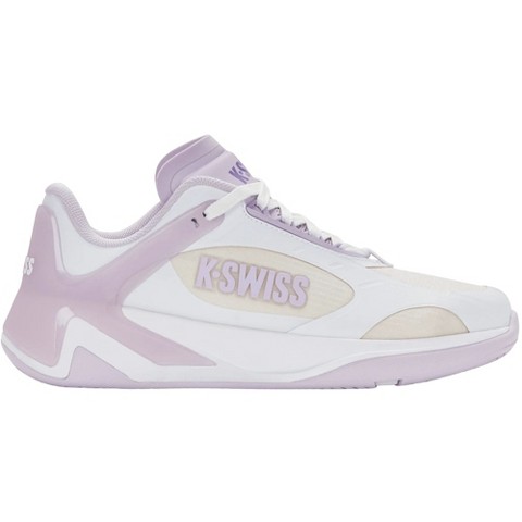 Женские кроссовки K-Swiss K-Frame Pickleball Performance Shoe (White/Orchid Hush/Purple Haze)., цвет: Белый