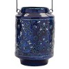 Snowflake Punched Metal Candle Lantern 9.5"H - 3 of 3