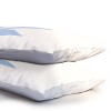 Deny Designs King April Lane Art Block Blue Monogram K Microfiber Printed Pillow Sham - 3 of 3