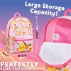 Backpack for Kids Teens Boys Girls Pikachu Anime Bookbag Daypack Bag School Sports Gifts for Kids (Pink) - 2 of 4