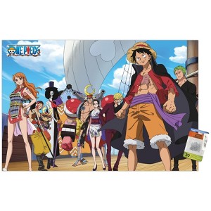 Trends International One Piece: Wano Country - Sailing Crew Unframed Wall Poster Prints - 1 of 4