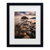 Trademark Fine Art Pierre Leclerc Whytecliff Stepping Stones Matted Framed Art - 2 of 4