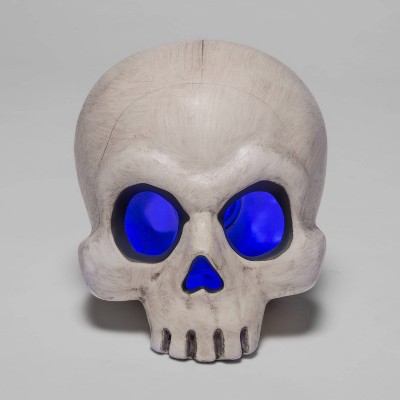 Large Color Changing Skull Halloween Decorative Prop - Hyde & EEK! Boutique™