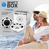 10" Slim Waterproof Subwoofer for Deep Bass with 400W Max Power, PP Cone, White - 2 of 4