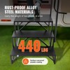 VEVOR RV Steps, 3-Step RV Stairs, 440 LBS Load Capacity, Thickened Carbon Steel, With Handrail, Non-Slip Steps for Safe Entry and Exit, Black - 4 of 4