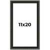 PosterPalooza | Antique Black Picture Frame - UV Acrylic, Foam Board Backing, Hanging Hardware - 2 of 4