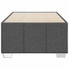 vidaXL upholstered Twin XL Bed Frame - Dark Gray Fabric, Modern Mattress Base for Bedroom - 4 of 4