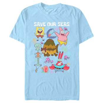 Men's SpongeBob SquarePants Save Our Seas T-Shirt