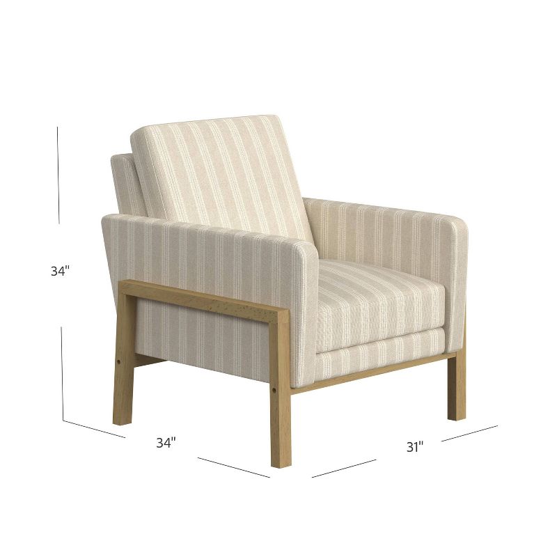 Wood Frame Accent Chair - HomePop, 4 of 7