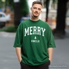 Merry Uncle Retro Christmas T-Shirt, Matching Family Holiday Tee | OrnamentallyYou - 4 of 4