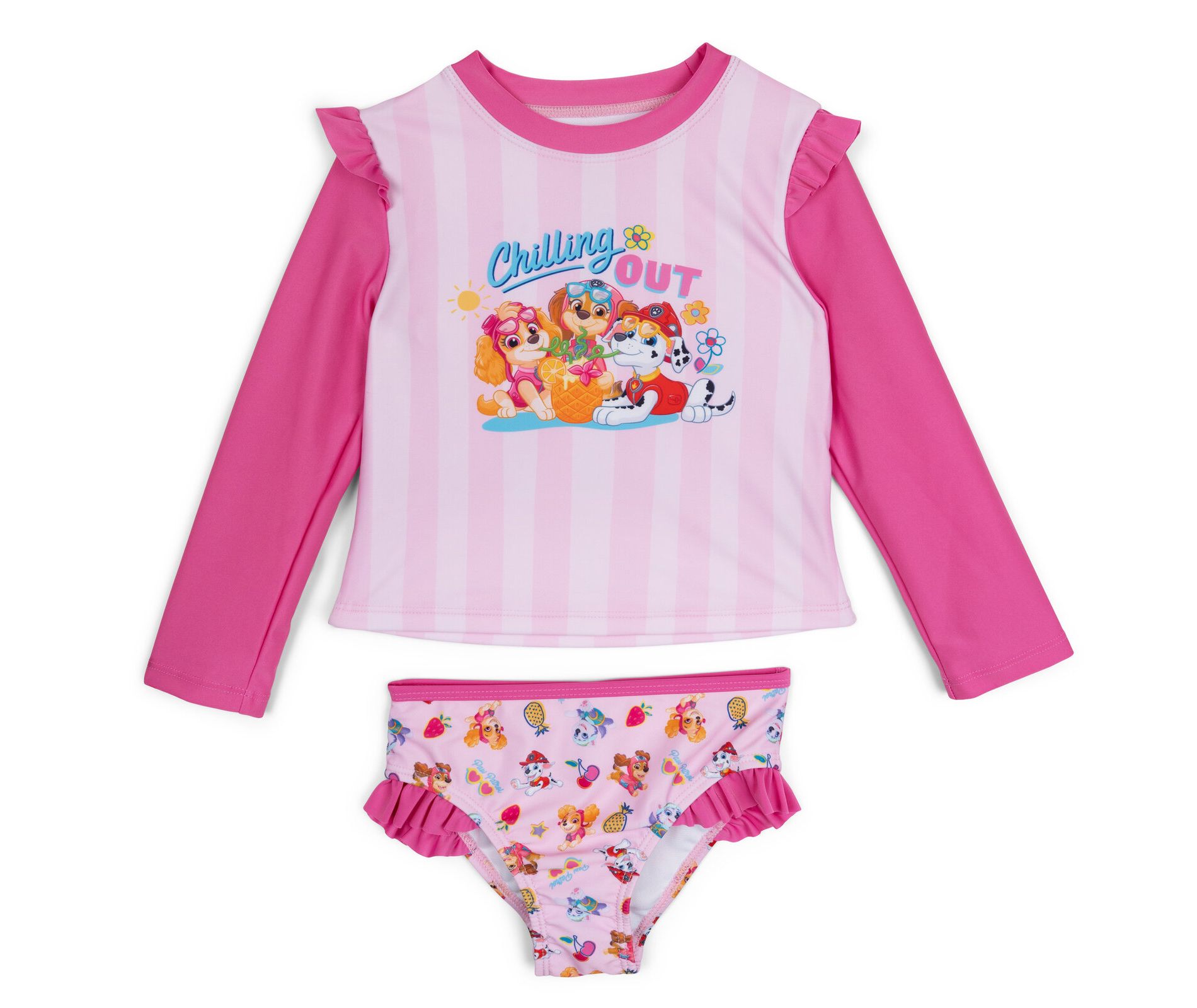 Paw Patrol Rash Guard and Bikini Bottom Swim Set UPF 50+ Toddler