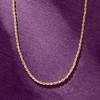 Ross-Simons 2mm 14kt Yellow Gold Rope-Chain Necklace - 4 of 4