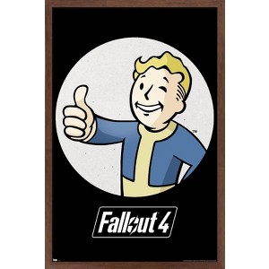Trends International Fallout - Vault Boy - Thumbs Up Framed Wall Poster Prints - 1 of 4