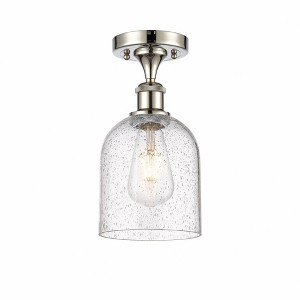 Bella - 1 Light Semi-Flush Mount In Industrial Style-10.75 Inches Tall and 5.5 Inches Wide - 1 of 1