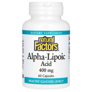 Natural Factors Alpha-Lipoic Acid, 400 mg, 60 Capsules - 1 of 3