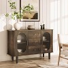 47" Buffet Cabinet, Coffee Bar Cabinet with 2 Doors and 3 Drawers, Buffet Table with Adjustable Shelves for Dining Room, Living Room - 2 of 3