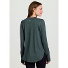 RBX Active Women's Buttery Soft Stretch Jersey Crewneck Long Sleeve Tunic Top with Thumbholes - 2 of 4