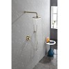 Okak Dual Shower Head with 10IN Rain Shower Head and Handheld Head, High Pressure Shower Heads with 2 Way Pressure Balance Valve Kit - 2 of 4