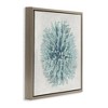 Stupell Industries Coral Ball Blue Sea Beach Floating Frame Canvas Art, Brown, 25" x 25" - 2 of 4