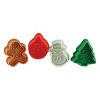R&M International 4 Piece Christmas Cookie Stamper Set, 2-Inch - 4 of 4