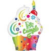 LoonBalloon 34 Inch "Feliz Cumpleaños" Dots Balloon with 4 latex balloons- Festive & Unique - 2 of 3