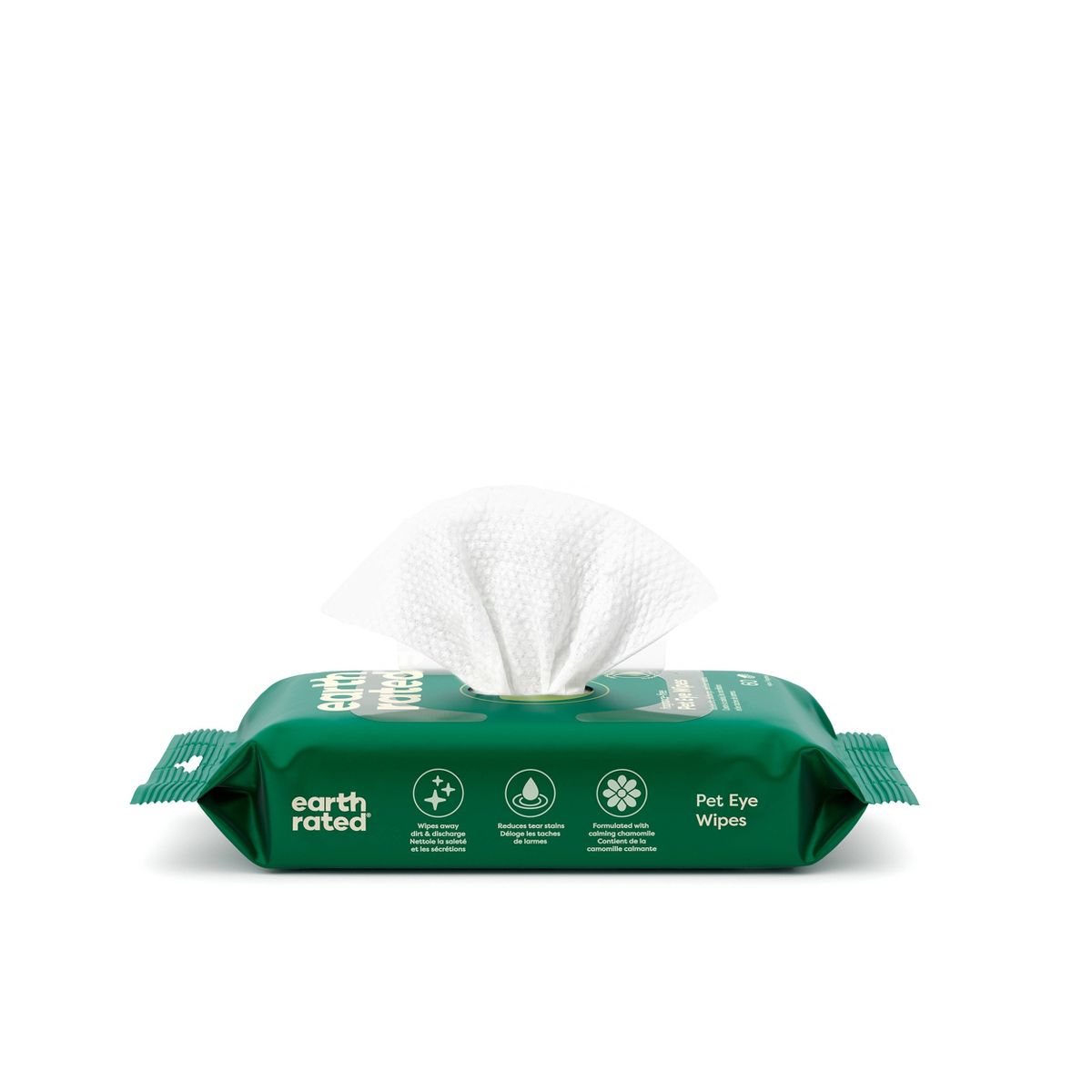 Earth Rated 60ct Unscented Eye Dog and Cat Wipes - thumbnail 2