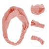 Unique Bargains Women's Stripes Elastic Cross Headwrap 1 Pc - 3 of 4