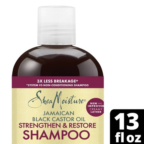 SheaMoisture Shampoo and Conditioner Set, Jamaican Black Castor Oil  Strengthen & Restore, 16 Fl Oz Shampoo & 13 Fl Oz Conditioner, Shea Butter