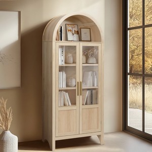 Vatros Arched Cabinet Wooden Display Cabinet - 1 of 4