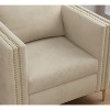 CAVINAS Luxury Upholstered Accent Chair,Velvet Armchair with Metal Legs,Modern Lounge Chair Leisure Chair for Living Room,Bedroom&Club - 4 of 4