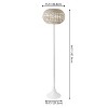 JONATHAN Y Jaemin Modern Coastal Faux Rattan Integrated Indoor/Outdoor LED Solar Powered Floor Lamp - 4 of 4