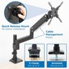 Mount-It! Heavy Duty Monitor Desk Mount w/ USB & Multimedia Ports - 4 of 4