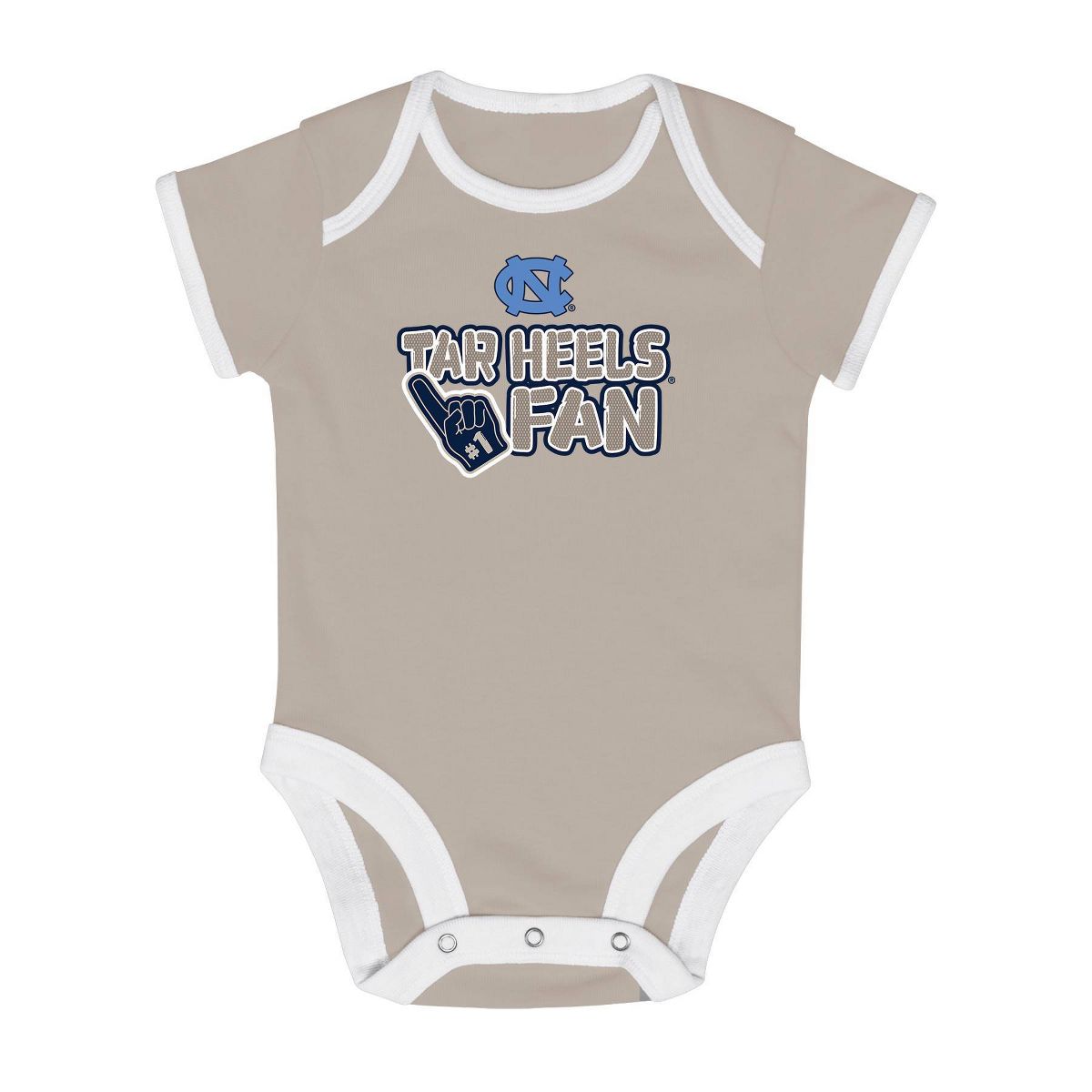 NCAA North Carolina Tar Heels Infant 2pk Bodysuit