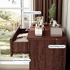 Farmhouse 5-Drawer Dresser w/ Metal Pulls - Rustic Wood Tall Chest for Bedroom, Living Room, Hallway or as TV Stand - 4 of 4