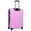 vidaXL Hardcase Trolley Set 3 pcs Pink ABS - 4 of 4