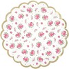 Juvale 50 Pack Vintage Disposable Floral Paper Napkins with Scalloped Edges, 3-Ply, 4.9x4.7” - 4 of 4