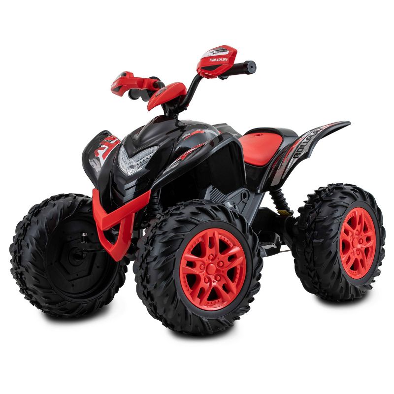 Rollplay 12V Powersport ATV Max Powered Ride-On - Black/Red, 5 of 10