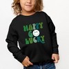 The Juniper Shop Happy Go Lucky Smiley Face Toddler Graphic Sweatshirt - 2 of 3
