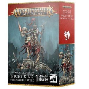 Wight King On Skeletal Steed Soulblight Gravelords Warhammer Age of Sigmar - 1 of 1