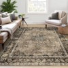Area Rugs Living Room Machine Washable Soft Carpet for Bedroom Vintage Distressed Area Rug - 3 of 4