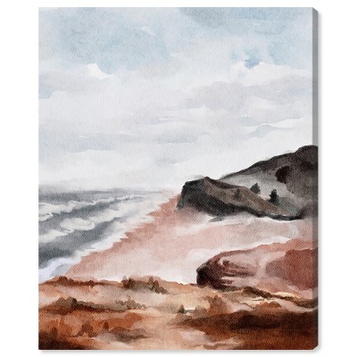 Art Remedy Close to the Harbour Landscape Wall Art Unframed