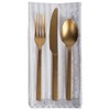 Design Imports Silver Stripe Napkin Set/6 - 4 of 4