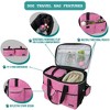 PetAmi Dog Travel Bag, Pet Supplies Organizer with Pockets, Food Container Collapsible Bowls, Gift Accessories Weekend Camping - 4 of 4